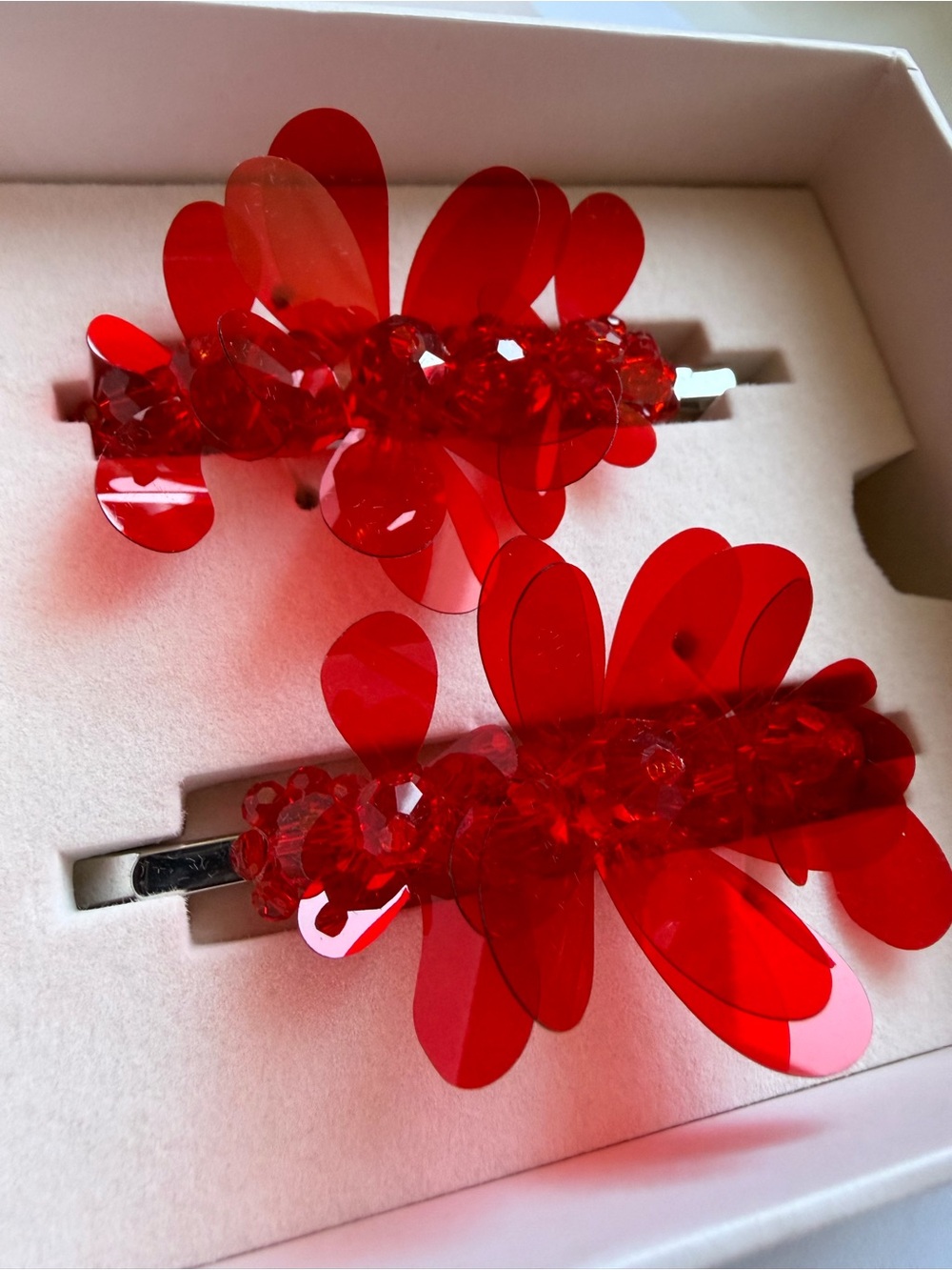 Simone Rocha x H&M 2-pack Decorated Crystal Glass Beads Hairpins